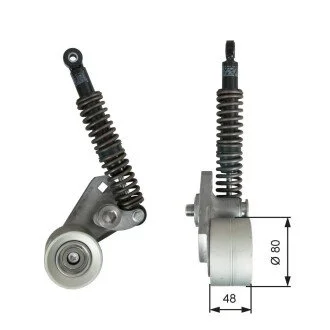 РОЛИК НАТЯЖНИЙ Gates T38698