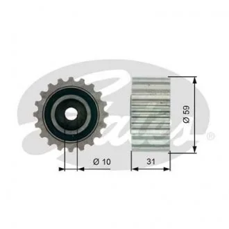 Ролик Gates T41236