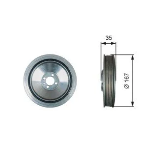 Автозапчасть Gates TVD1135