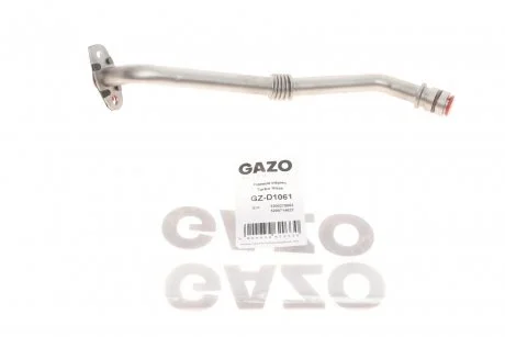 Трубка слива масла с турбины Renault Kangoo 1.5dCi 01- GAZO GZ-D1061 (фото 1)
