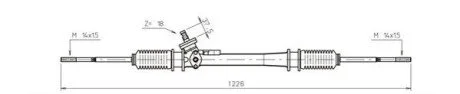 Кермовий механізм GENERAL RICAMBI WW4037