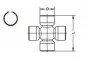 KRZYЇAK HYUNDAI GALLOPER/H1/H100/H200 GKN (Lobro) U528 (фото 2)