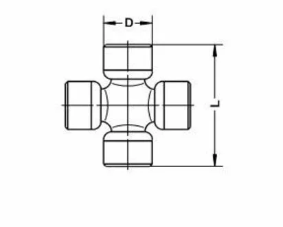 Крестовина кардана GKN (Lobro) U728/4