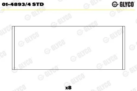 Вкладиш Glyco 0148934STD