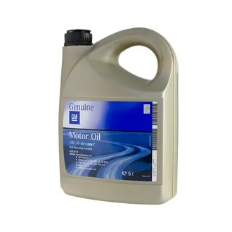 Моторное масло General Motors Dexos2 5W-30 синтетическое 5 л GM 1942003