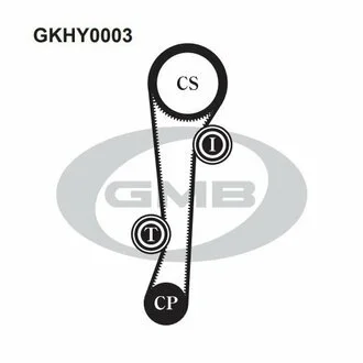 Комплект ремня ГРМ GMB GKHY0003