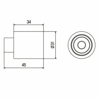 НАТЯЖИТЕЛЬ РЕМНЯ ГРМ дополн SUBARU FORESTER 03-/06-/IMPREZA 03-/06-/LEGACY 03-/06- GMB GT40990