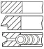 Кiльця Ford 80.6(1.2/1.6/2.5) Mondeo/Focus 1.8 Zetec 10/98- 08-107300-00