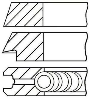 Кольца поршневые Audi GOETZE 08-109407-10