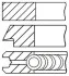 Кольца поршневые Jumper/Boxer 2.5D (63kw)(92mm/STD) GOETZE 08-112400-00 (фото 1)