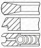 Поршневые кольца BMW X5 E70 84мм. (2,5/2/2) 08-114400-45