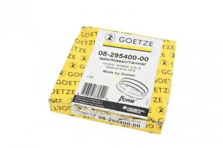 Кільця поршневі PKW GOETZE 08-295400-00