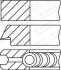 Кільця поршневі Peugeot 306/406 1.8i 95-04 (83.0mm/STD) (1.5-1.5-3) GOETZE 0832340010 (фото 1)