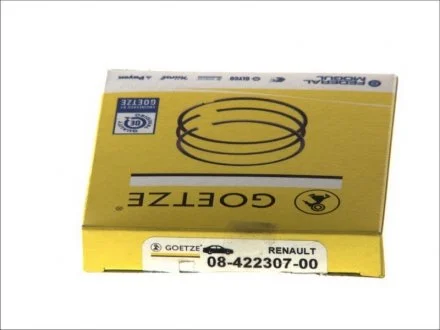 Кільця поршневі, комплект GOETZE 08-422307-00