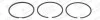 Кільця поршневі Audi 80/100/VW Passat/Golf 1.8-2.8 83-05 (81.00mm/STD) (1.5-1.75-3) 0850190010