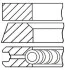 Кільця поршневі MERCEDES BENZ 08-743607-00