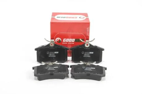 Гальмівні колодки зад. Berlingo/Partner 1.6/2.0HDI 02- (Luc) GOODREM RM1014