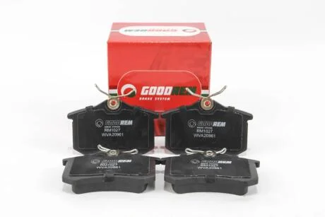 Гальмівні колодки зад. Caddy III/IV/Passat/Audi A4/A6 (Lucas) GOODREM RM1027