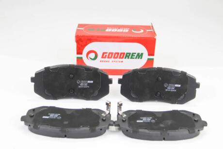 Гальмівні колодки пер. Kia Carens 07-/Sportage 04- (mando) GOODREM RM1269