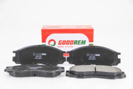 Гальмівні колодки пер. L200/Strakar/L400/Space Gear 94-07 (без сигналізатора) GOODREM RM1328
