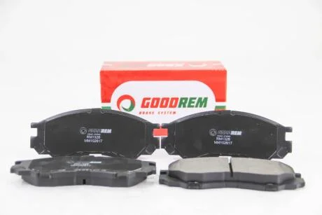Гальмівні колодки пер. L200/Strakar/L400/Space Gear 94-07 (без сигналізатора) GOODREM RM1328