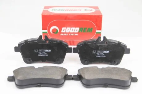 Гальмівні колодки пер. W169/W245 04-12 GOODREM RM1330