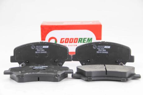 Гальмівні колодки пер. Optima/K5/Elantra 11- GOODREM RM1365