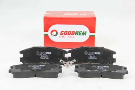 Гальмівні колодки зад. Galant/Pajero 87-12 (107.8*41.1*15.5) GOODREM RM1371