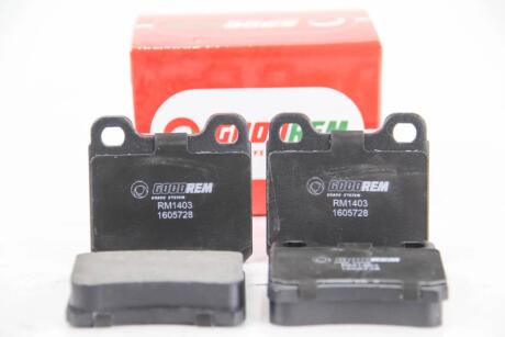 Гальмівні колодки зад. Astra/Kadett/Vectra (87-01) GOODREM RM1403