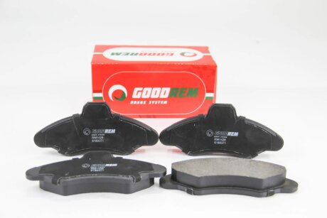 Гальмівні колодки пер. Ford Escort/Fiesta 90-02 GOODREM RM1428 (фото 1)