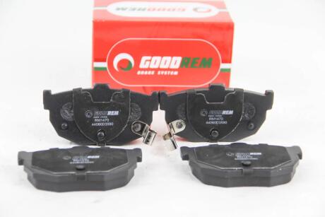 Гальмівні колодки зад. Cerato/Elantra/Lantra/Maxima/Tuscani (85-21) GOODREM RM1470