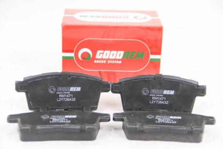 Колодки дискові задні GOODREM RM1471