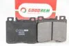 Гальмівні колодки пер. W140/W140/W140/W124/W140 91-99 GOODREM RM1472 (фото 2)