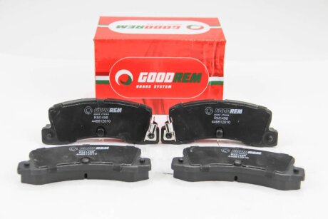 Гальмівні колодки зад. Avensis/Corolla/Camry/Corona/Celica/Carina/RX/ES 87-07 GOODREM RM1498 (фото 1)