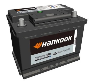 Стартерная аккумуляторная батарея Hankook EFB56030