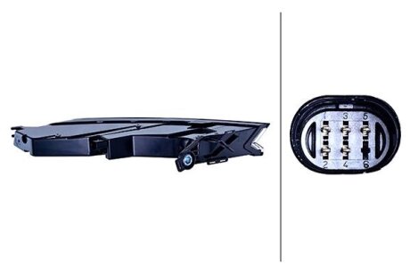Ліхтар задній Лів (LED) PORSCHE TAYCAN 05.19-12.23 HELLA 2SD015386551