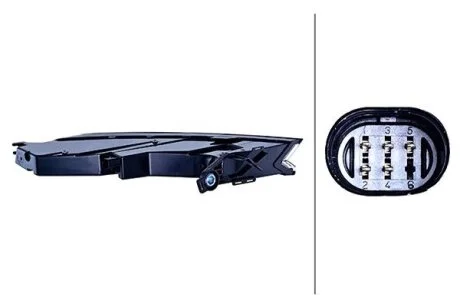 Ліхтар задній Лів (LED) PORSCHE TAYCAN 05.19-12.23 HELLA 2SD015386551
