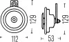 Звуковой сигнал HELLA 3BA 002 768-082 (фото 2)