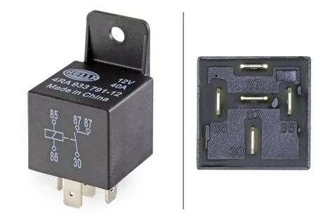 Реле багатофункціональне 12V 40A 5pin HELLA 4RA 933 791-121 (фото 1)