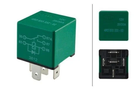 Фото 1 - реле HELLA 4RD 933 332-021 Реле HELLA 4RD 933 332-021 (фото 1)