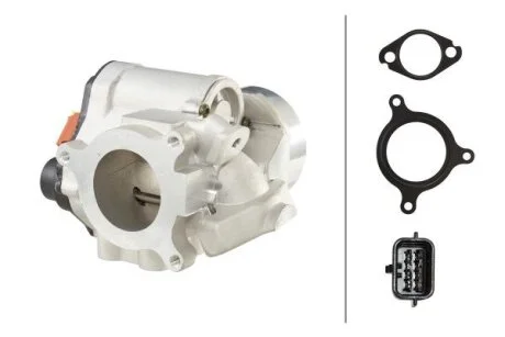 Клапан EGR NISSAN INTERSTAR, PRIMASTAR, OPEL MOVANO A, VIVARO A, RENAULT ESPACE IV, MASTER II, TRAFIC II, VEL SATIS 2.2D/2.5D 03.01- HELLA 6NU010171941 (фото 1)