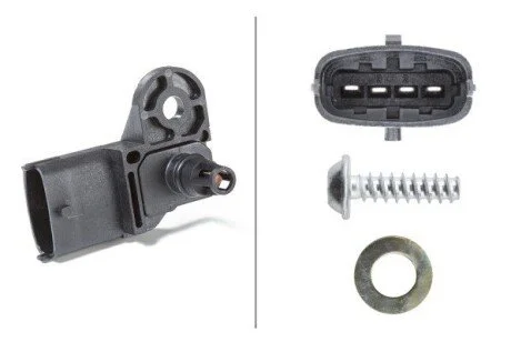 Датчик давления выпускных газов Fiat Doblo/Fiorino 1.4 05- HELLA 6PP 009 400-311