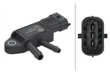 Мапсенсор RENAULT Megane III 09-16; FORD Connect 13-22; FIAT Grande Punto 05-10; MERCEDES-BENZ A-Class W176 12-18; NISSAN Qashqai 07-14; OPEL Astra H 04-14; SUZUKI Grand Vitara 06-17; VOLVO V70 07-16; LANCIA Ypsilon 03-11; SAAB 9-3 02-11 HELLA 6PP009409-191 (фото 1)