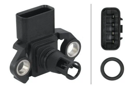 Датчик тиску у впускному колекторі (4 pin) OPEL ASTRA H, ASTRA H CLASSIC, ASTRA H GTC, ASTRA H/KOMBI, ASTRA J, ASTRA J GTC, CORSA D, MERIVA A, MERIVA B, ZAFIRA B, ZAFIRA B/MINIVAN 1.3D-1.8 05.03- HELLA 6PP013112011