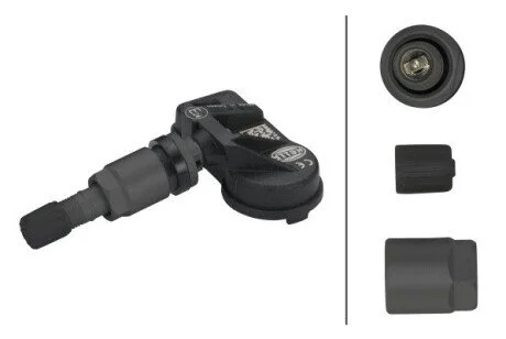 Фото 1 - датчик тиску повітря в колесі TPMS, Універсальний програмований, 433 мГц (потрібне програмування) HELLA 6PP358139481 Датчик тиску повітря в колесі TPMS, Універсальний програмований, 433 мГц (потрібне програмування) HELLA 6PP358139481 (фото 1)