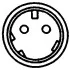Датчик температуры OM602 (2-фішки) чорний HELLA 6PT009107-491 (фото 2)