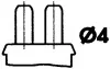 VW Датчик температури охол. рідини (2 виходи) LT28-46 HELLA 6PT 009 309-041 (фото 2)