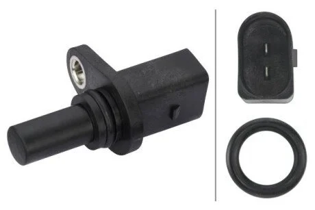 Датчик положення колінчастого вала AUDI A3, SEAT LEON, TOLEDO II, SKODA OCTAVIA I, OCTAVIA II, VW BORA, BORA I, GOLF IV, NEW BEETLE 1.4-3.2 09.96-12.13 HELLA 6PU009145051