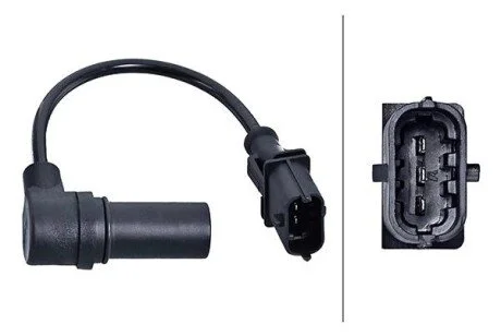 Датчик положення колінчастого вала HONDA CIVIC VII OPEL ASTRA G, ASTRA G CLASSIC, ASTRA G/KOMBI, ASTRA H, ASTRA H GTC, ASTRA H/KOMBI 1.7D 01.02-10.10 HELLA 6PU009168921 (фото 1)