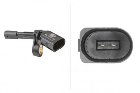 VW Датчик ABS задн.лів.T5, Passat 00-, SKODA Octavia 04-,Superb 08- HELLA 6PU 012 039-031